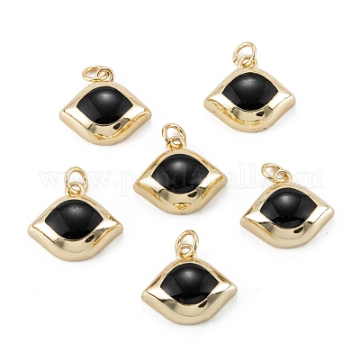 Латунь эмаль подвески&nbsp;KK-P204-08G-1