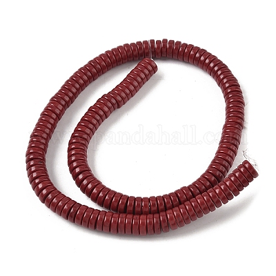 Нити окрашенных бусин из натурального магнезита&nbsp;G-M448-F01-02-1