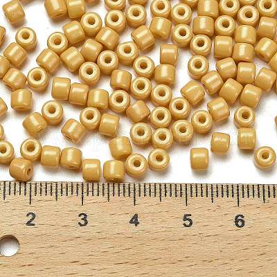 Стеклянные бусины с перламутровым эффектом для выпечки&nbsp;SEED-C001-04A-14-1