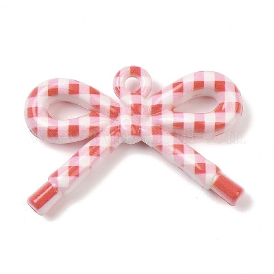 Непрозрачные печатные акриловые подвески&nbsp;MACR-I040-01I-1