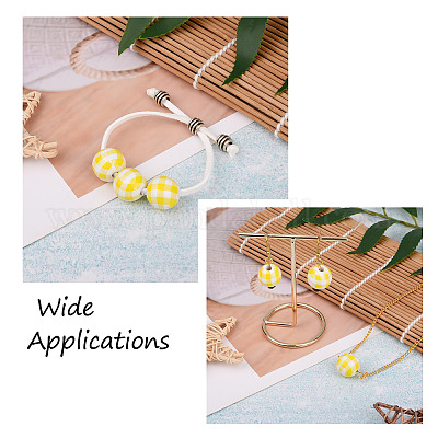 Натуральные деревянные бусы&nbsp;WOOD-TAC0010-05G-1