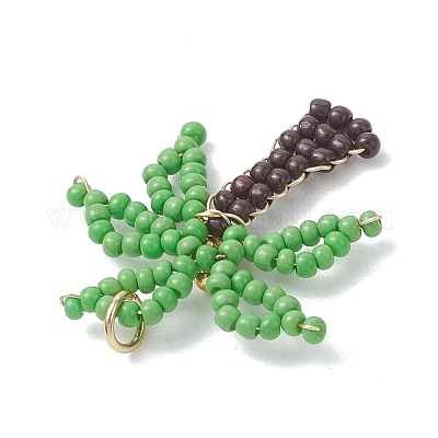 Стеклянные подвески из бисера&nbsp;PALLOY-MZ01251-01-1