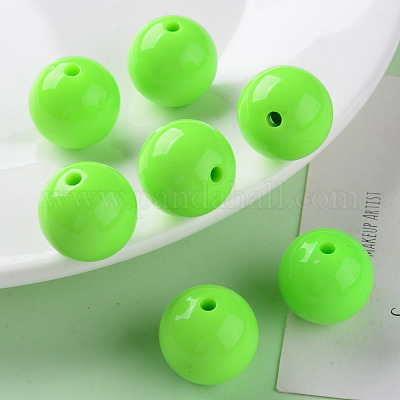 Непрозрачные акриловые бусины MACR-S370-C20mm-23-1