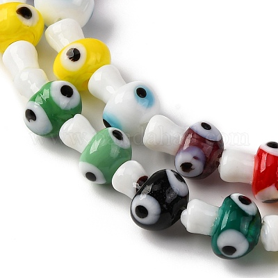 Ручной сглаза бусины бисер нитей&nbsp;LAMP-S069-01A-06-1