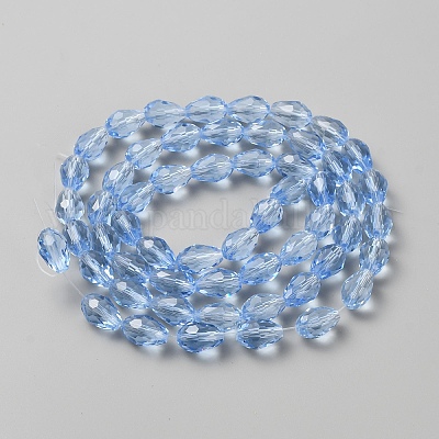 Прозрачные стеклянные бусины&nbsp;GLAA-WH0030-32C-02-1