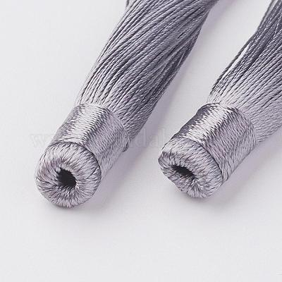 Нейлон кисточки большие украшения кулон&nbsp;HJEW-G010-B08-1