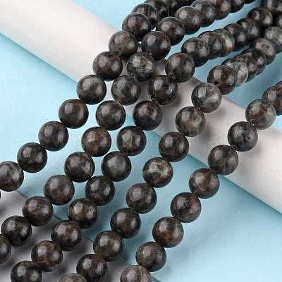 Природные лабрадорита бисер нитей G-G0003-C03-10mm-1