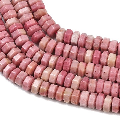 Природные родонит бисер нитей&nbsp;G-G317-A19-3X6MM-1