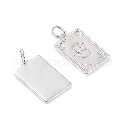 Латунные подвески&nbsp;ZIRC-I043-18P-1