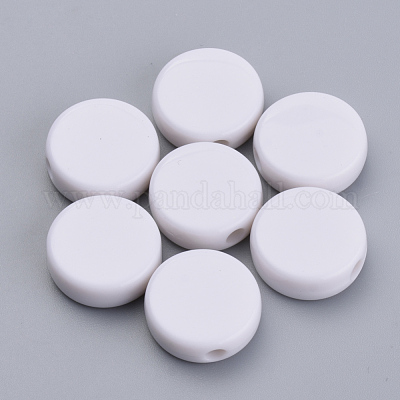 Непрозрачные акриловые бусины&nbsp;X-SACR-S300-12B-01-1