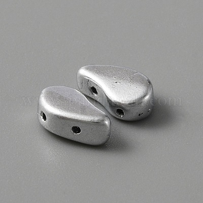 380шт гальванические чешские стеклянные бусины&nbsp;EGLA-WH0001-09C-1