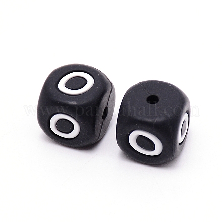 Силиконовые бусины&nbsp;SIL-WH0002-25A-O-1