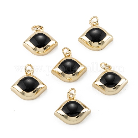 Латунь эмаль подвески&nbsp;KK-P204-08G-1