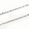 Tarnish Resistant 304 Stainless Steel Chains, Soldered, Stainless Steel Color, 1x0.4mm