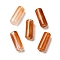 Transparent Acrylic Beads, Column, Saddle Brown, 18x7mm, Hole: 2.5mm, about 787pcs/500g