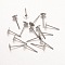 Tarnish Resistant 316 Surgical Stainless Steel Stud Earring Findings, Stainless Steel Color, 12.5x5mm, Pin: 0.7mm