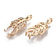 Латунные микро проложить кубического циркония подвески KK-R111-013-B01-2