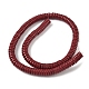 Нити окрашенных бусин из натурального магнезита&nbsp;G-M448-F01-02-3