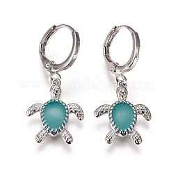 Латунные серьги обруча&nbsp;EJEW-I230-07P