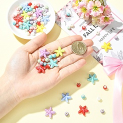 88шт 13 стиля фарфоровые бусины ручной работы&nbsp;PORC-YW0001-76