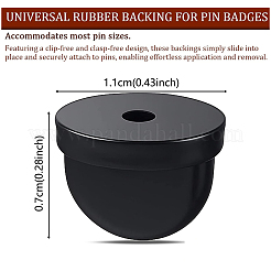 120 шт. резиновых задних булавок&nbsp;FIND-YW0011-58