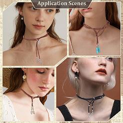 8 шт. 8 стильных ожерелья с подвесками в виде дерева жизни из сплава и АБС-пластика с жемчугом&nbsp;NJEW-ME00003