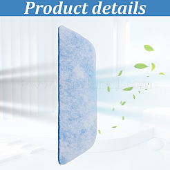 4 шт. целлюлозный хлопковый фильтр для автомобильных кондиционеров&nbsp;AJEW-GA0009-25A