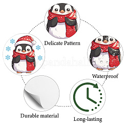 8 шт. пластиковые водонепроницаемые самоклеящиеся наклейки с картинками&nbsp;DIY-WH0428-169