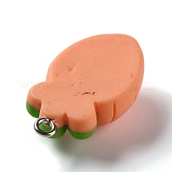 Подвески из непрозрачной смолы в виде фруктов&nbsp;RESI-A030-02C