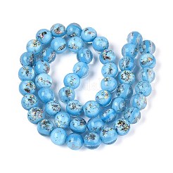 Ручной работы бусины фольги LAMP-T021-31D