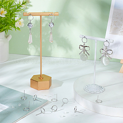 20 шт. латунные кольца-гвоздики для сережек&nbsp;FIND-BC0004-88