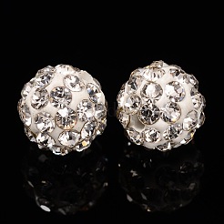 Бусины со стразами&nbsp;RB-H284-6MM-Half-001