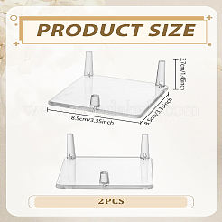 2 шт. квадратная акриловая подставка для мольберта&nbsp;ODIS-LP0001-07