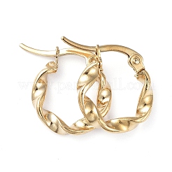 201 серьги-кольца из нержавеющей стали&nbsp;LS-EJEW-I245-07C