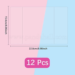 Прозрачные обложки для книг из ПВХ&nbsp;AJEW-WH20048-84D