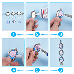 Сплав хрустальные стразы большие подвески&nbsp;FIND-CA0004-65