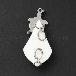 Натуральный белый оболочки подвески&nbsp;SSHEL-G025-02P