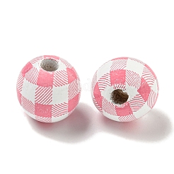 Набивные деревянные европейские бусины&nbsp;WOOD-G022-13N