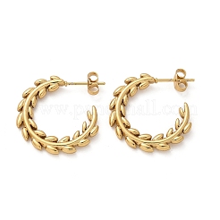 Серьги-гвоздики из нержавеющей стали 304&nbsp;EJEW-L296-040G