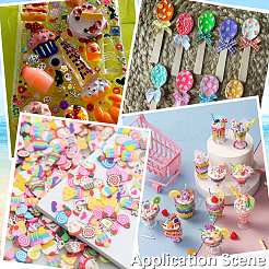 8 пакетик кабошонов из пвх&nbsp;MRMJ-SC0001-43