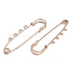 Ионное покрытие (ip) 304 нержавеющая сталь булавки брошь фурнитура&nbsp;STAS-K252-05B-RG