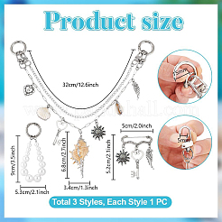 3 шт. подвески и броши из сплава и акрила на тему океана&nbsp;HJEW-PH02191