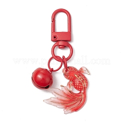 Подвесные украшения из акрила в виде золотой рыбки&nbsp;HJEW-JM03001