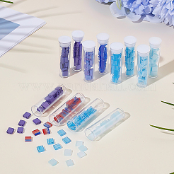 240 шт. 12-х цветные стеклянные бусины с тремя отверстиями&nbsp;SEED-ME0001-10A