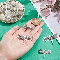 12 шт. 2 стиля латунных филигранных соединительных звеньев&nbsp;KK-NB0003-93P