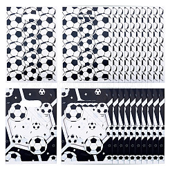 30 шт. 2 стильных пластиковых футбольных пакета с принтом и ручками-дырками&nbsp;ABAG-TA0001-80