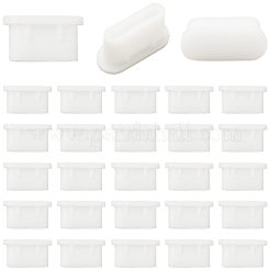 50 шт. силиконовые мобильные заглушки от пыли&nbsp;AJEW-SC0031-64B