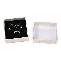 Квадратные бумажные коробки для хранения украшений с губкой внутри&nbsp;LS-CON-I013-01C
