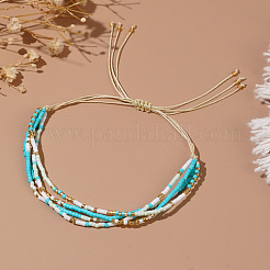 Браслеты из бисера и стеклянных бусин&nbsp;QH7231