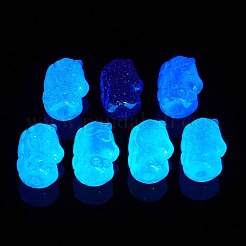 Светящиеся в темноте акриловые бусины&nbsp;X-MACR-K342-05